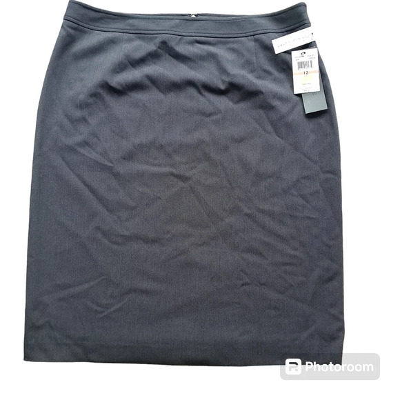 NWT Atelier Pencil Skirt Classic Gray Beautiful Pattern and Fabric - Picture 1 of 11